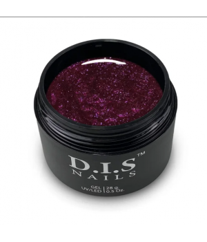 Гель для нарощування Hard gel D.I.S 28 g Wine & Shimmer TPO free